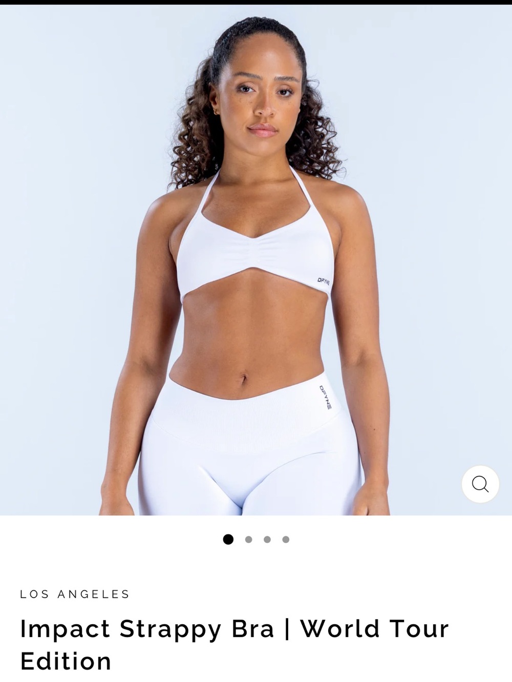 DFYNE Impact Strappy Bra | World Tour Edition LA